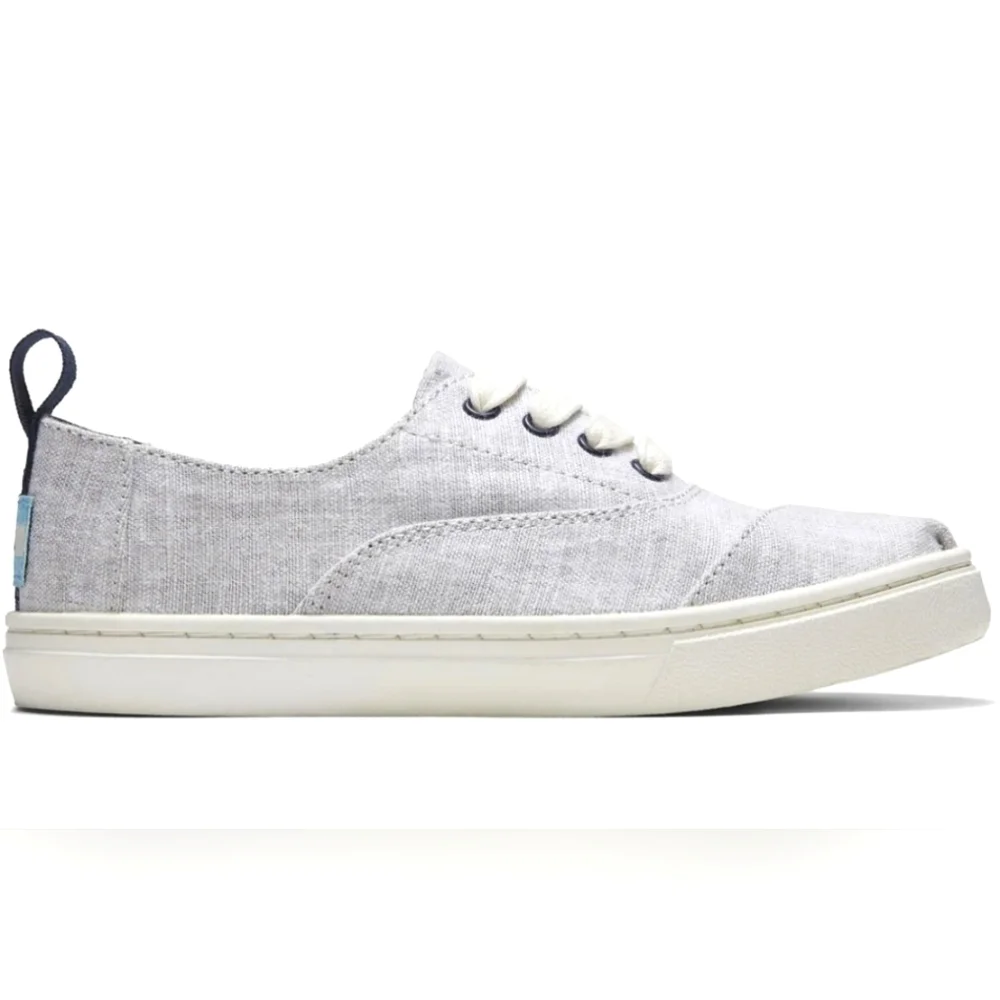 TOMS YOUTH CORDONES CUPSOLE - DRIZZLE GREY CHAMBRAY